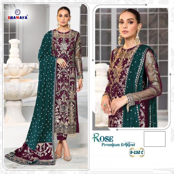 Shanaya Rose Premium Edition S 132 Designer Pakistani Suit Collection